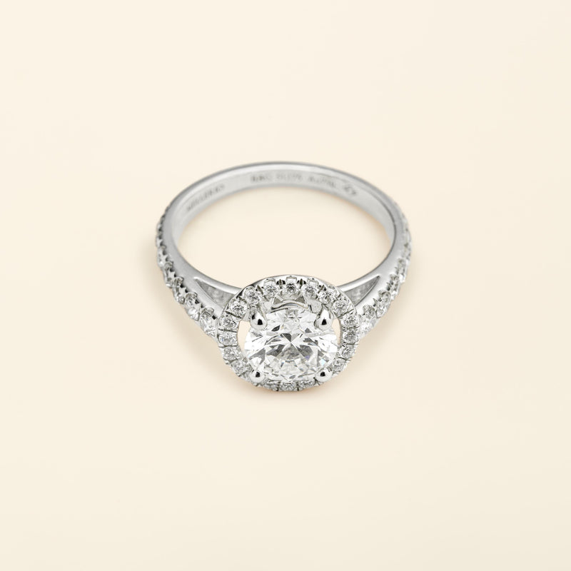 Solitaire Essential White gold
